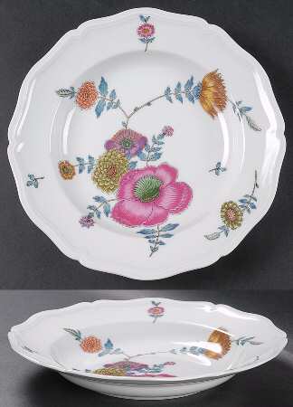 Anemones Large Rim Soup Bowl