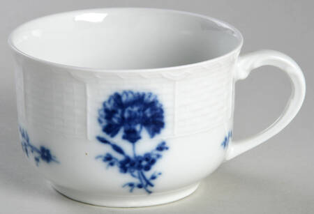 Blue Carnation Flat Cup