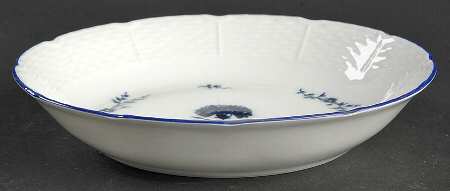 Blue Carnation Coupe Soup Bowl