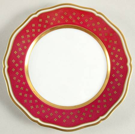 Cardinal Salad Plate by Ceralene