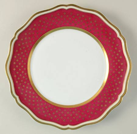Cardinal Large Dinner Plate by Ceralene