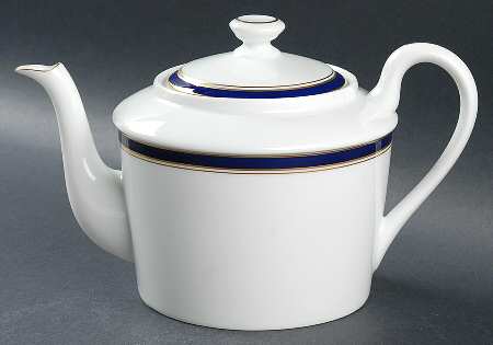 Diplomat Blue Teapot & Lid