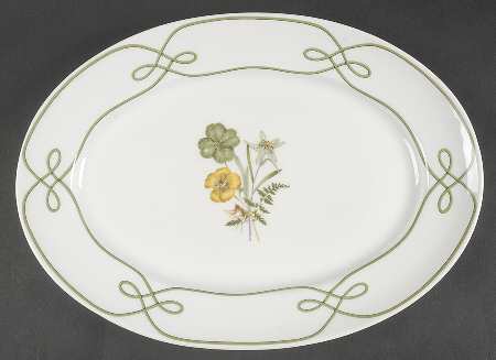 Edelweiss 14" Oval Serving Platter