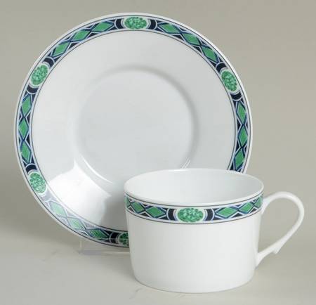 Flat Cup & Saucer Set