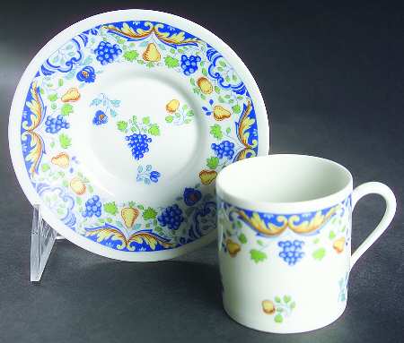Fiesta Flat Demitasse Cup & Saucer Set