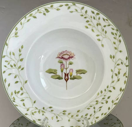 Fleur D' Eau Large Rim Soup Bowl