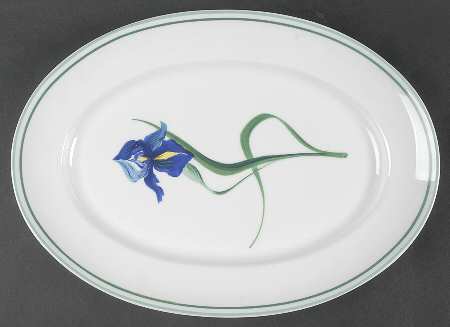 Iris 14" Oval Serving Platter