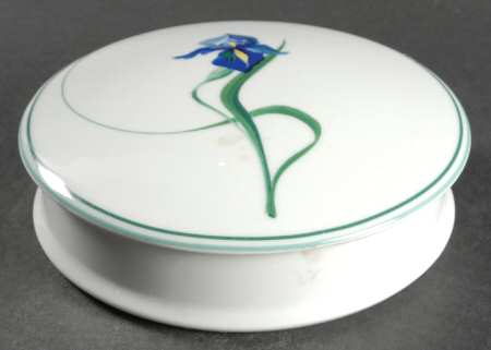 Iris Powder Box with Lid