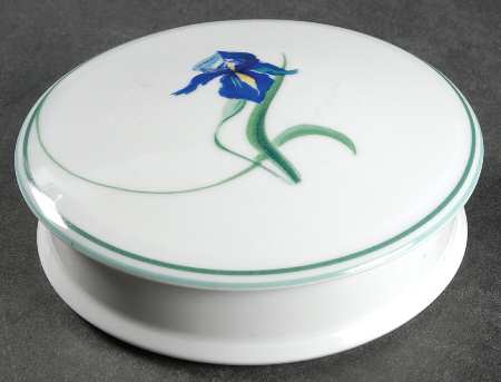 Iris Powder Box with Lid