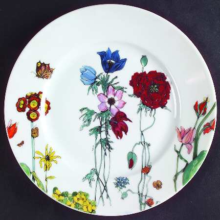 Jardin De Fleurs Dessert Luncheon Plate