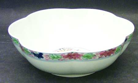 Koutani (White Background) Large Melon Bowl