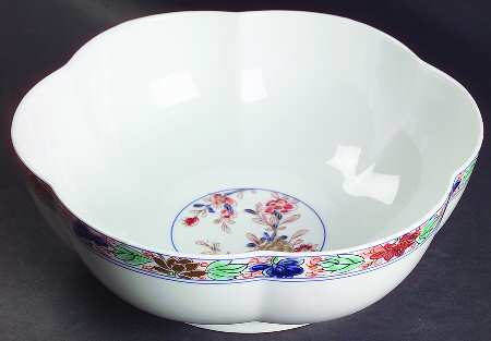 Koutani (White Background) Extra Large Melon Bowl