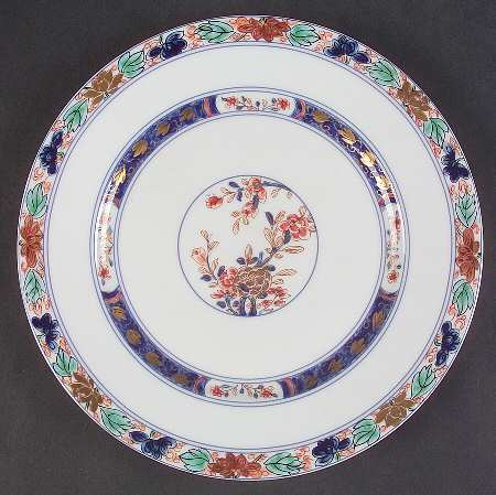 Koutani (White Background) Salad Plate