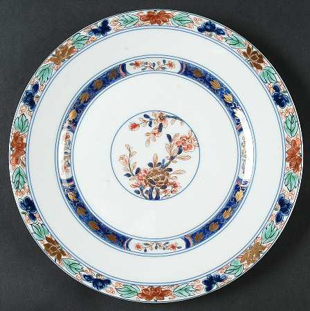 Koutani (Celadon Background) Salad Plate