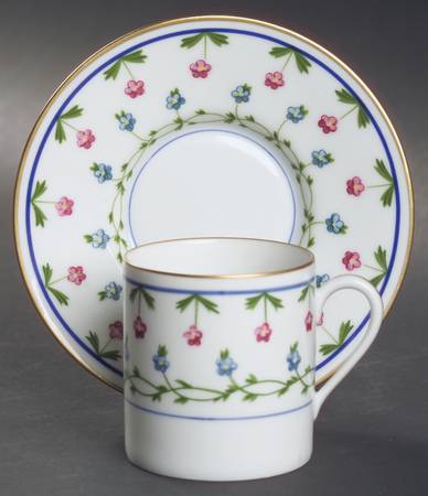 La Fayette Flat Demitasse Cup & Saucer Set