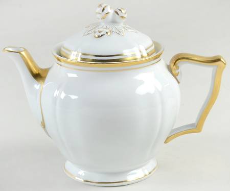 Louis XV Gold Teapot & Lid