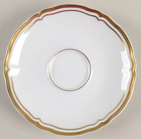 Louis XV Gold Saucer for Demitasse Cup