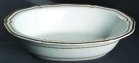 Louis XV Gold 10" Oval Vegetable Bowl