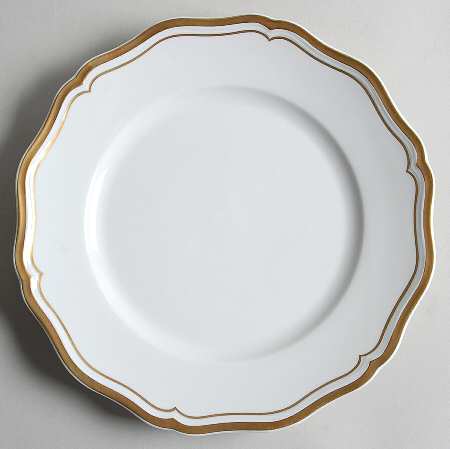 Louis XV Gold Dinner Plate