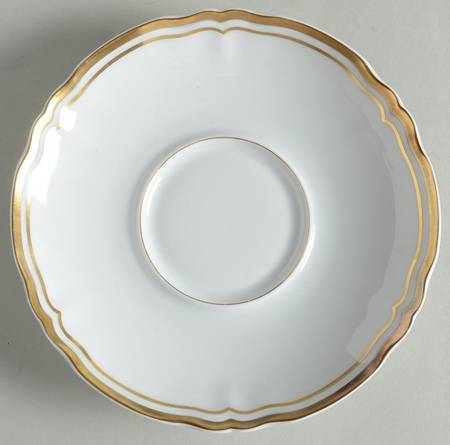 Louis XV Gold Saucer for Footed Cream Soup Bowl