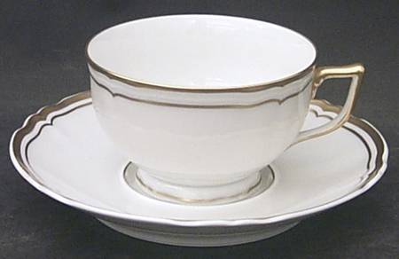 Footed Cup & Saucer Set