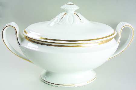 Marie Antoinette (Gold) Directoire Tureen & Lid