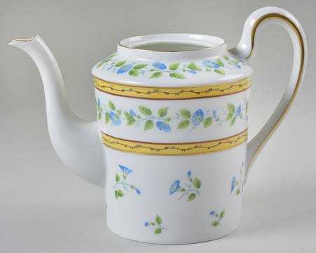 Morning Glory Spray Coffee Pot No Lid