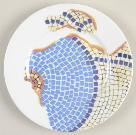Mosaiques Blue Center Salad Plate