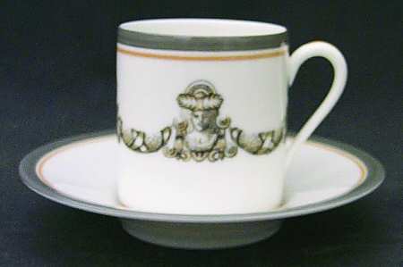 Opera Flat Demitasse Cup & Saucer Set