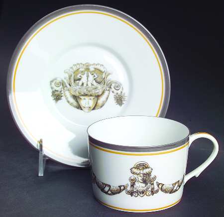 Opera Flat Cup & Saucer Set