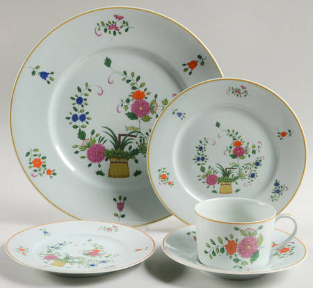 Panier Chinois Celadon 40 Piece Estate Set
