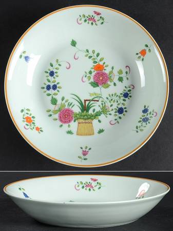 Panier Chinois Celadon Coupe Soup Bowl