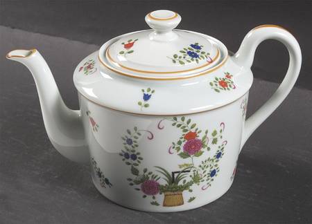 Panier Chinois Celadon Teapot & Lid