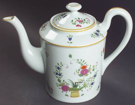 Panier Chinois Celadon Coffee Pot & Lid