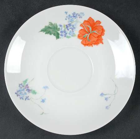 Pavot Poppy Saucer for Cream Soup Bowl