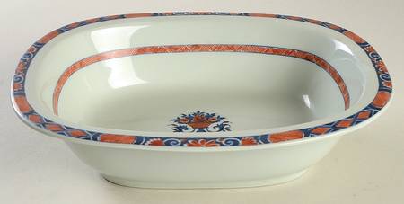 Rouen White 9" Oval Vegetable Bowl