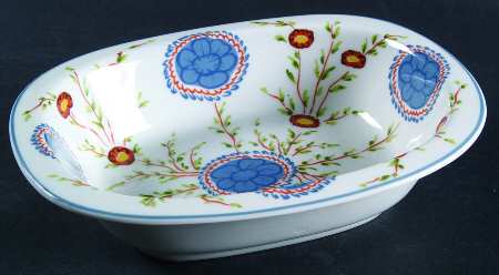 Sarabande 9" Oval Vegetable Bowl