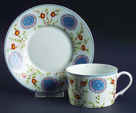 Sarabande Flat Cup & Saucer Set