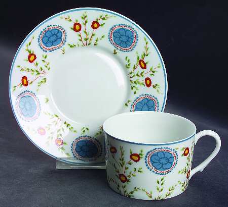 Sarabande Flat Cup & Saucer Set
