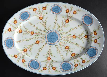 Sarabande 16" Oval Serving Platter