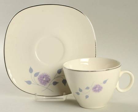 Anniversary Flat Cup & Saucer Set