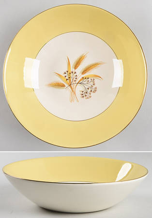 Autumn Gold 8" Round Vegetable Bowl