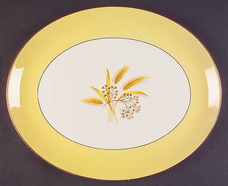 Autumn Gold 15" Oval Serving Platter