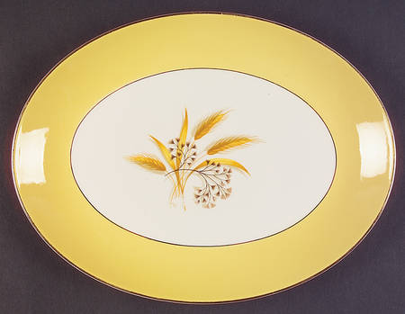 Autumn Gold 11" Oval Serving Platter