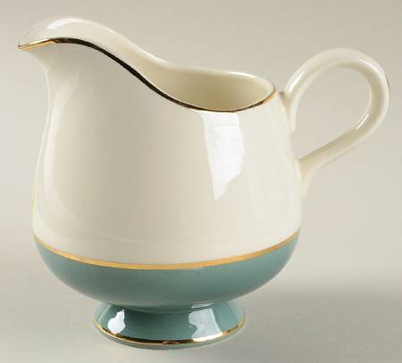 Teal Green (No Floral Center) Creamer
