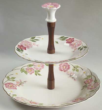 CF1 2 Tiered Serving Tray (Dinner & Salad Plate)