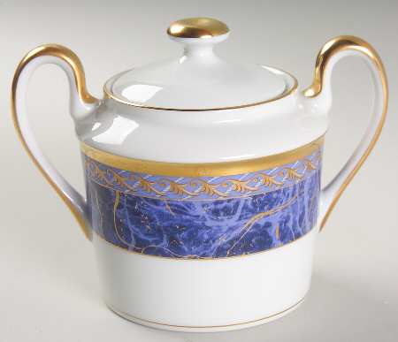 Azure Royale Sugar Bowl & Lid