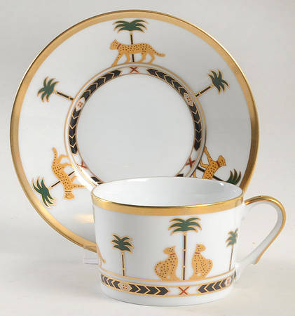 Casablanca Flat Cup & Saucer Set by Christian Dior