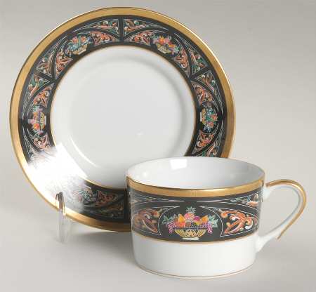 Chambord Flat Cup & Saucer Set