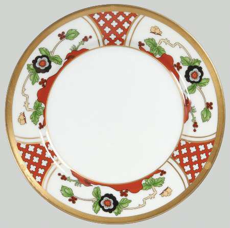 Chinese Flowers Bread & Butter Plate